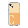 Slim Protection Premium Case［ オリジナル - initial two tone - C orange ］