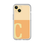 Slim Protection Premium Case［ オリジナル - initial two tone - C orange ］