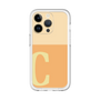 Slim Protection Premium Case［ オリジナル - initial two tone - C orange ］
