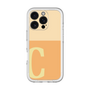 Slim Protection Premium Case［ オリジナル - initial two tone - C orange ］