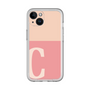 Slim Protection Premium Case［ オリジナル - initial two tone - C pink ］