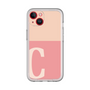 Slim Protection Premium Case［ オリジナル - initial two tone - C pink ］