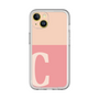 Slim Protection Premium Case［ オリジナル - initial two tone - C pink ］