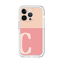 Slim Protection Premium Case［ オリジナル - initial two tone - C pink ］