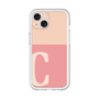 Slim Protection Premium Case［ オリジナル - initial two tone - C pink ］
