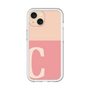 Slim Protection Premium Case［ オリジナル - initial two tone - C pink ］