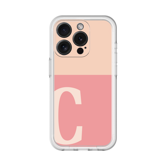 Slim Protection Premium Case［ オリジナル - initial two tone - C pink ］