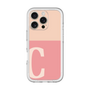Slim Protection Premium Case［ オリジナル - initial two tone - C pink ］