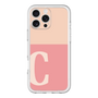 Slim Protection Premium Case［ オリジナル - initial two tone - C pink ］