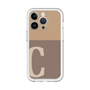 Slim Protection Premium Case［ オリジナル - initial two tone - C brown ］