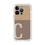 Slim Protection Premium Case［ オリジナル - initial two tone - C brown ］