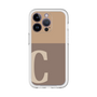 Slim Protection Premium Case［ オリジナル - initial two tone - C brown ］