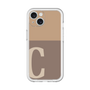 Slim Protection Premium Case［ オリジナル - initial two tone - C brown ］