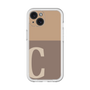 Slim Protection Premium Case［ オリジナル - initial two tone - C brown ］
