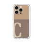 Slim Protection Premium Case［ オリジナル - initial two tone - C brown ］