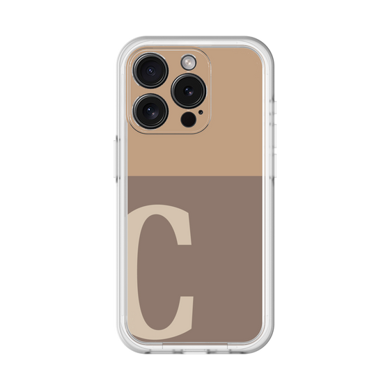 Slim Protection Premium Case［ オリジナル - initial two tone - C brown ］