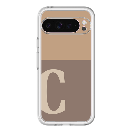 Slim Protection Premium Case［ オリジナル - initial two tone - C brown ］