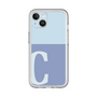 Slim Protection Premium Case［ オリジナル - initial two tone - C blue ］
