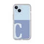Slim Protection Premium Case［ オリジナル - initial two tone - C blue ］