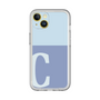 Slim Protection Premium Case［ オリジナル - initial two tone - C blue ］
