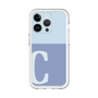 Slim Protection Premium Case［ オリジナル - initial two tone - C blue ］