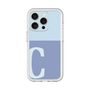 Slim Protection Premium Case［ オリジナル - initial two tone - C blue ］