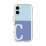 Slim Protection Premium Case［ オリジナル - initial two tone - C blue ］