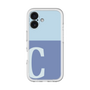 Slim Protection Premium Case［ オリジナル - initial two tone - C blue ］