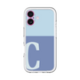 Slim Protection Premium Case［ オリジナル - initial two tone - C blue ］