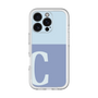 Slim Protection Premium Case［ オリジナル - initial two tone - C blue ］