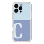 Slim Protection Premium Case［ オリジナル - initial two tone - C blue ］