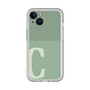 Slim Protection Premium Case［ オリジナル - initial two tone - C green ］