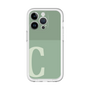 Slim Protection Premium Case［ オリジナル - initial two tone - C green ］
