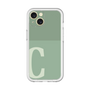 Slim Protection Premium Case［ オリジナル - initial two tone - C green ］