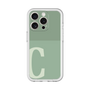 Slim Protection Premium Case［ オリジナル - initial two tone - C green ］