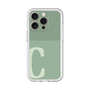 Slim Protection Premium Case［ オリジナル - initial two tone - C green ］