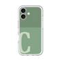 Slim Protection Premium Case［ オリジナル - initial two tone - C green ］