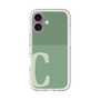 Slim Protection Premium Case［ オリジナル - initial two tone - C green ］