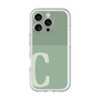 Slim Protection Premium Case［ オリジナル - initial two tone - C green ］
