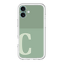 Slim Protection Premium Case［ オリジナル - initial two tone - C green ］