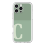 Slim Protection Premium Case［ オリジナル - initial two tone - C green ］
