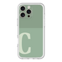 Slim Protection Premium Case［ オリジナル - initial two tone - C green ］
