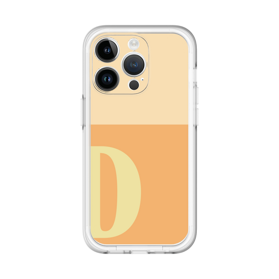 Slim Protection Premium Case［ オリジナル - initial two tone - D orange ］