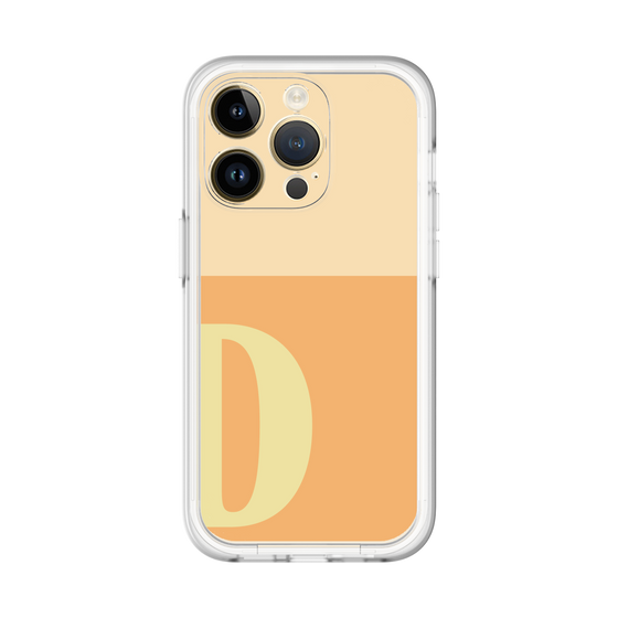 Slim Protection Premium Case［ オリジナル - initial two tone - D orange ］