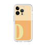 Slim Protection Premium Case［ オリジナル - initial two tone - D orange ］