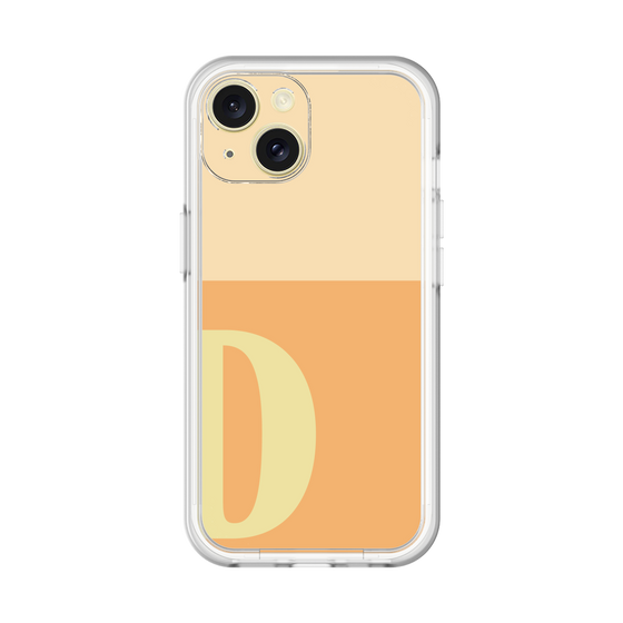 Slim Protection Premium Case［ オリジナル - initial two tone - D orange ］