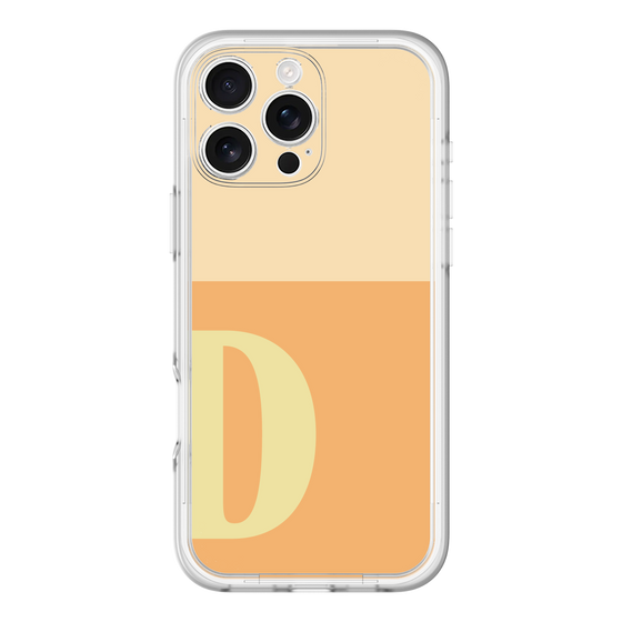 Slim Protection Premium Case［ オリジナル - initial two tone - D orange ］