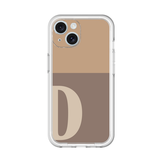 Slim Protection Premium Case［ オリジナル - initial two tone - D brown ］