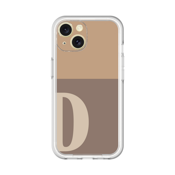 Slim Protection Premium Case［ オリジナル - initial two tone - D brown ］