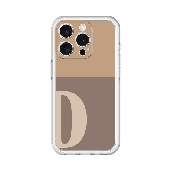 Slim Protection Premium Case［ オリジナル - initial two tone - D brown ］